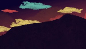 Painted Hillside: Free Looping Background