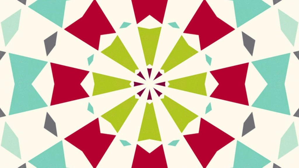 Simple Christmas: Trees Kaleidoscope 1