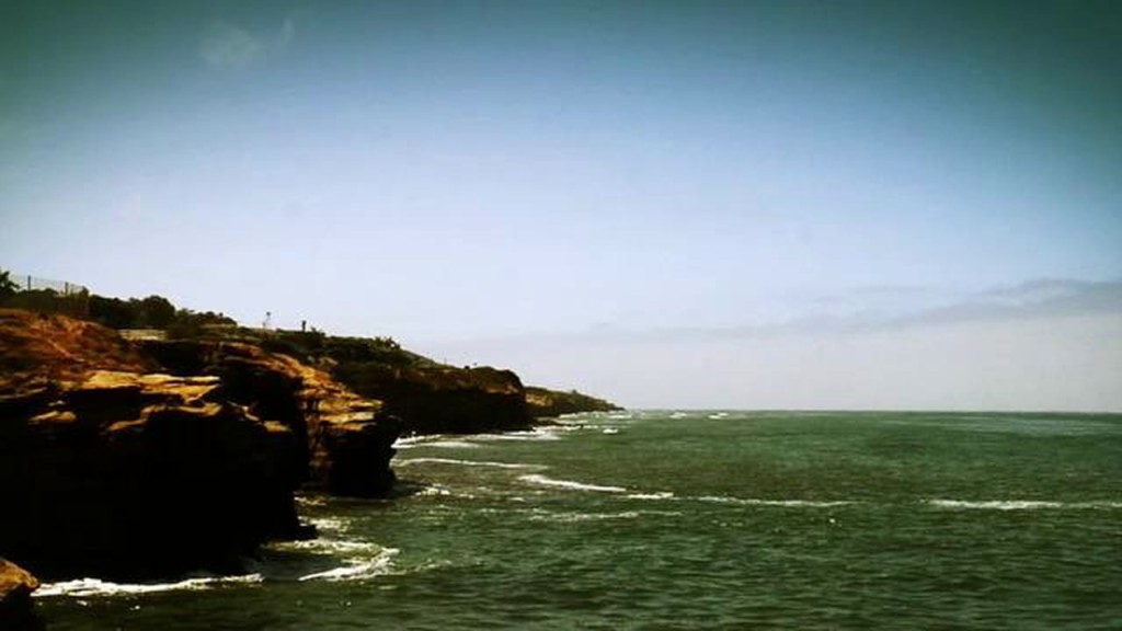 Vintage Ocean Cliffs