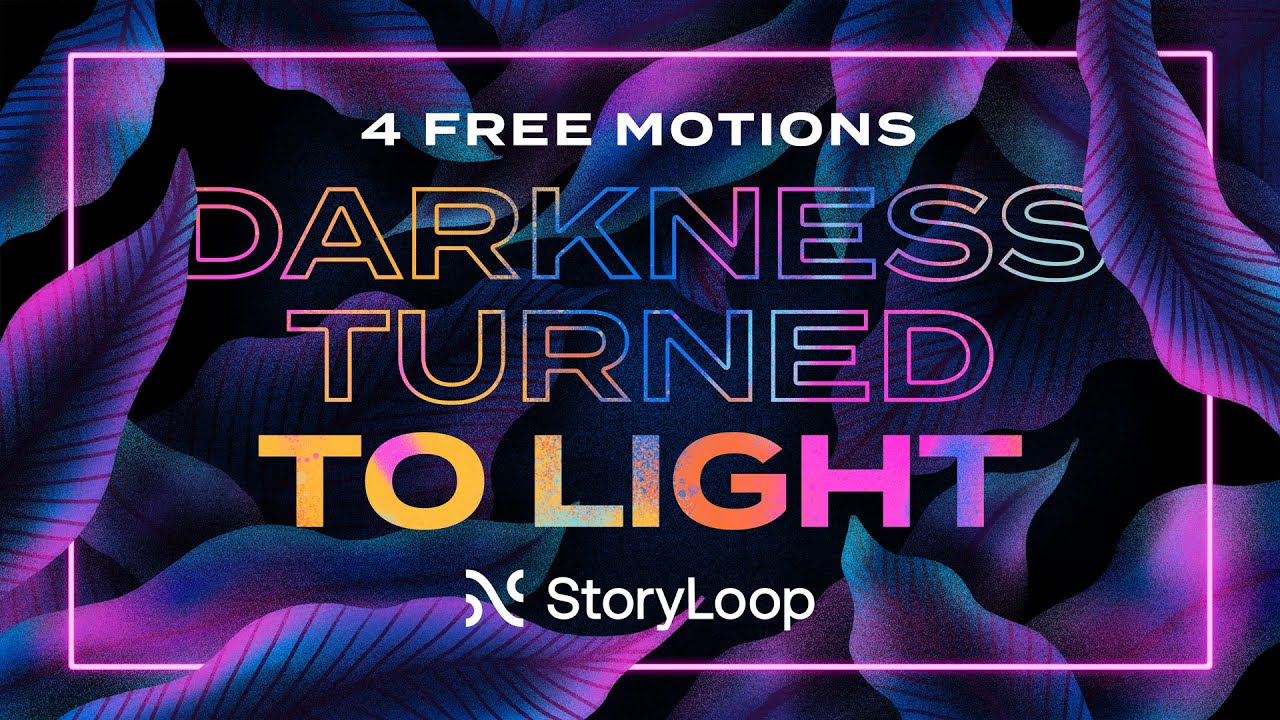 Darkness Turned To Light – 4 Free Worship Backgrounds