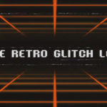 Retro Grid Motion Loop (Orange)