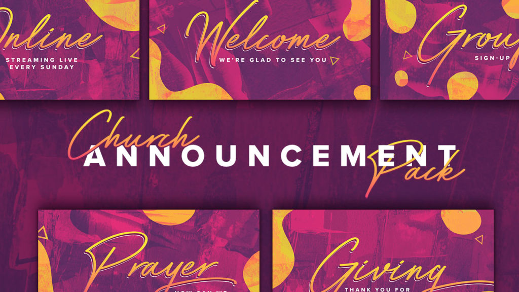 ChurchAnnouncementPack