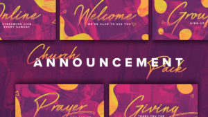 ChurchAnnouncementPack