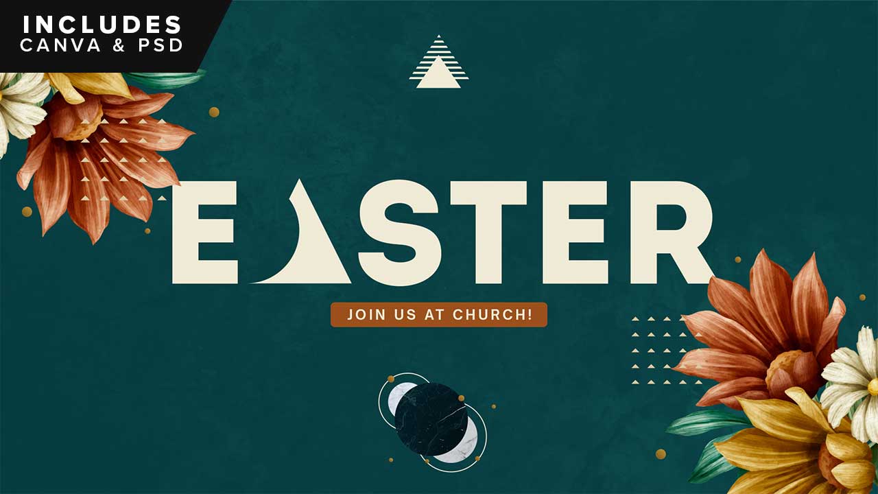 Easter – Teal Flowers