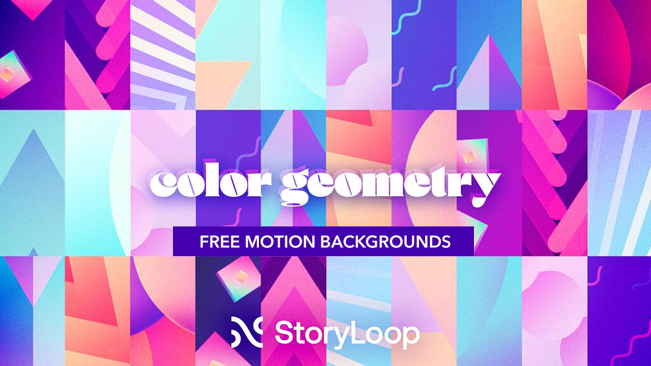 Color Geometry 4 Free Motion Backgrounds