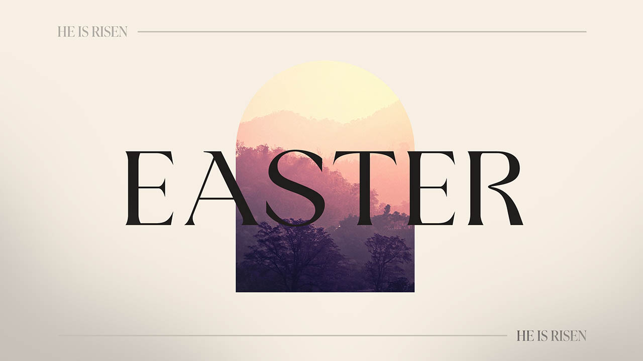 Modern Easter Sunrise