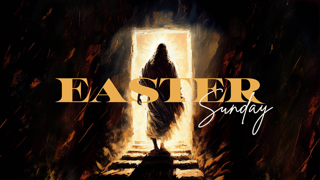 Easter Sunday Tomb Illustration