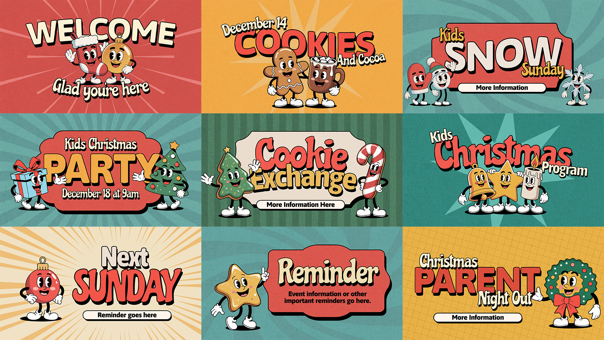 Kids Christmas Characters – December 2025